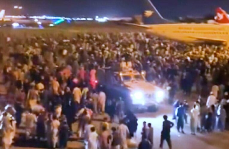 See chaos at Kabul airport after Taliban capture Afghan capital