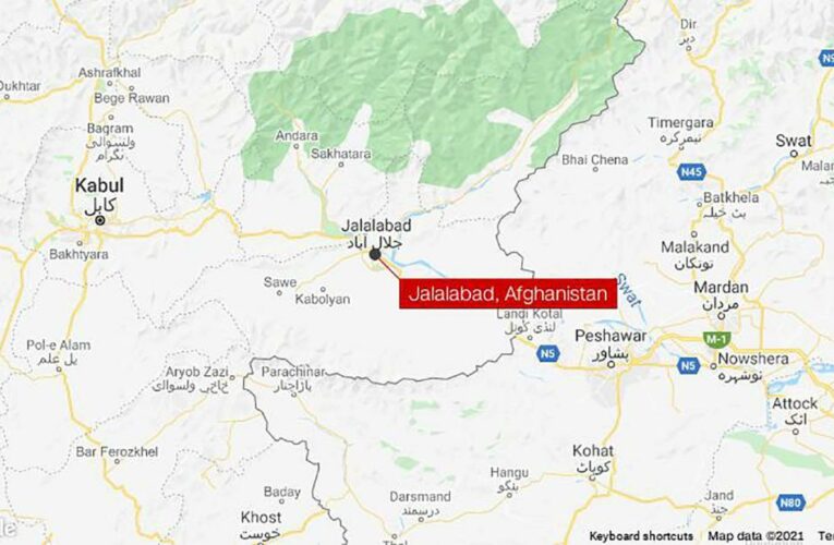 Taliban fire into a crowd and beat up protesters for replacing their flag in the Afghan city, witnesses say