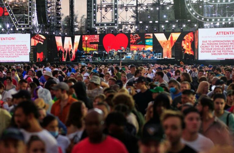 Concert celebrating New York City’s comeback cut short by severe weather ahead of Hurricane Henri