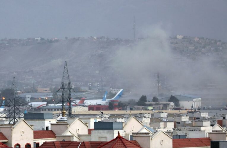 First images emerge from scene of explosion near Kabul airport