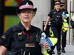 Penny Lancaster, 50, is seen in her police uniform as she patrols London streets on 4am shift
