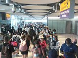 Travellers are getting caught in huge lines at Heathrow as £372m computer system keeps crashing 