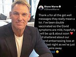 Shane Warne, 51, breaks his silence on Covid-19 diagnosis in London