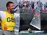Team GB’s Giles Scott defends his Finn class title in nail-biting style at the Tokyo Olympics