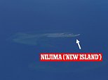 Japan: Underwater volcano 745 miles south of Tokyo has created a new crescent-shaped island