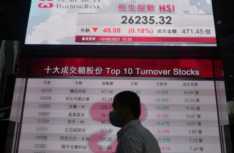 Stocks edge higher as banks, industrials offset tech slide