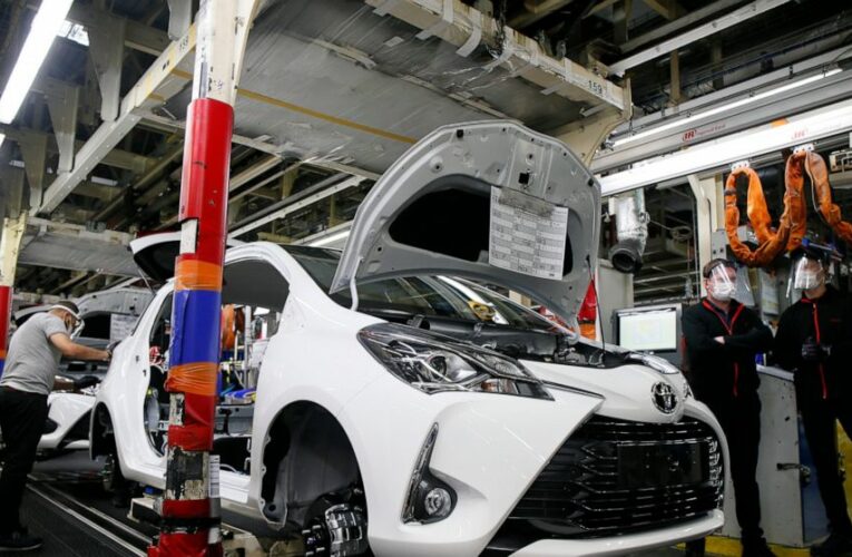 Under delta, supply chain strains, Toyota slashes production
