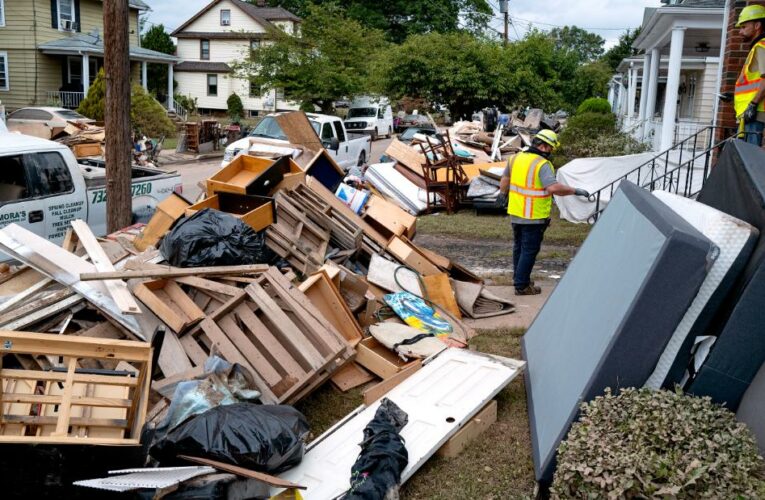 Communities across the US trudge through the long recovery process more than a week after Hurricane Ida’s landfall
