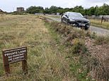 Fed-up locals dig trenches to deter campervans and tourists from parking at Suffolk beauty spot 