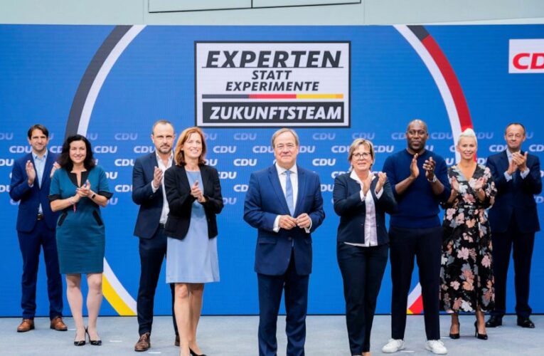 Lagging in polls, Merkel party’s candidate seeks expert help