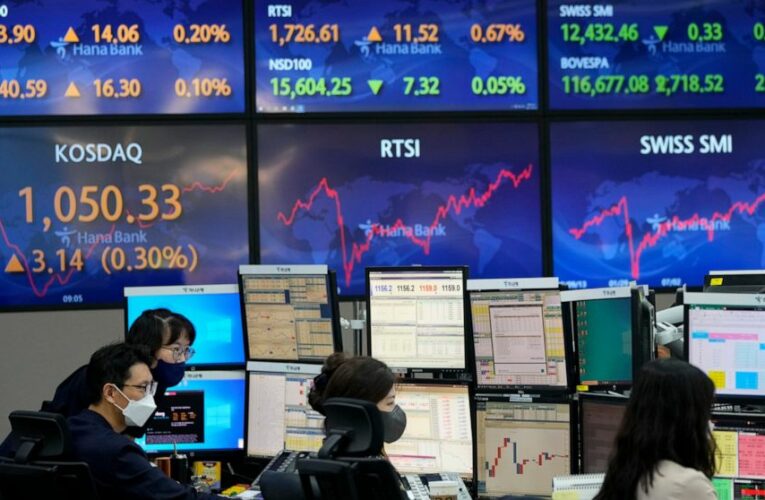 Stocks end mostly lower even as tech drives Nasdaq higher