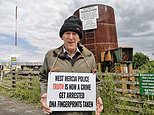 Charges dropped against a farmer who called a Worcestershire village a ‘lawless, godforsaken place’&nbsp;