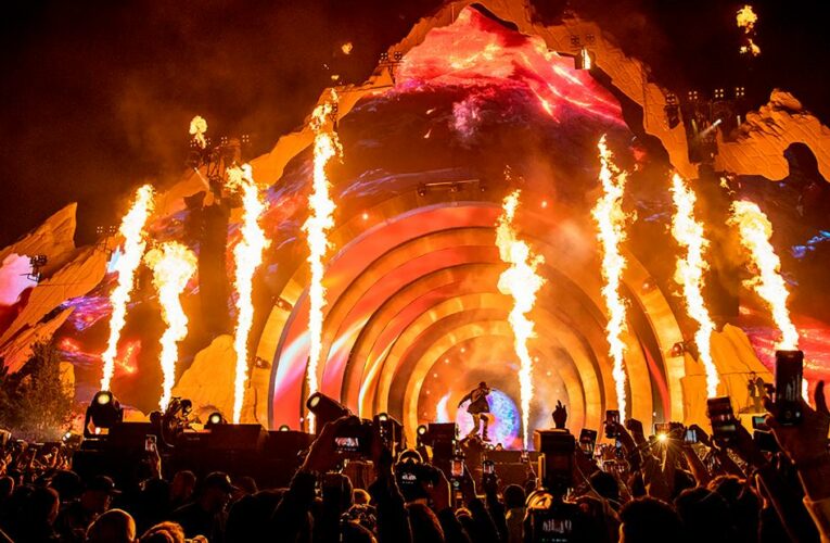 Crowd surged as rapper Travis Scott was on stage, officials said