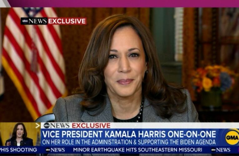 Kamala Harris responds to questions about West Wing frustration