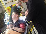 Boyfriend, 26, offers to do housework for FIRST TIME… only to break his LEG