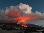 ALL flights to and from La Palma are CANCELLED due to ash from Cumbre Vieja volcano
