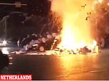 Europe descends into chaos for second night as protests continue in Austria, Holland and Denmark