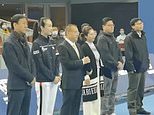 Missing Chinese tennis star is seen in public for first time in 19 days