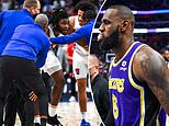 LeBron James is ejected for shocking elbow to face of Pistons’ Isaiah Stewart