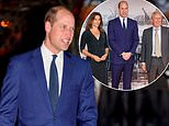 Prince William looks dashing in a royal blue suit as he attends the Tusk Conservation Awards