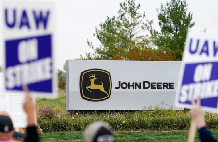 Striking Deere workers vote Wednesday on 3rd contract offer