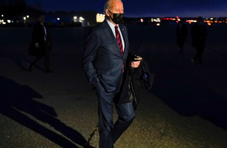 Biden pushes electric vehicle chargers as energy costs spike