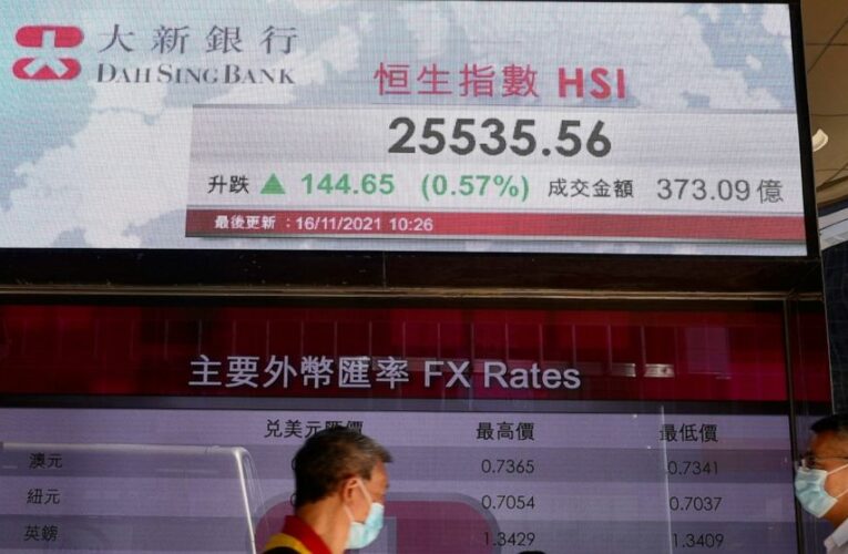 Asian shares slip despite Wall St gains after Biden-Xi talks