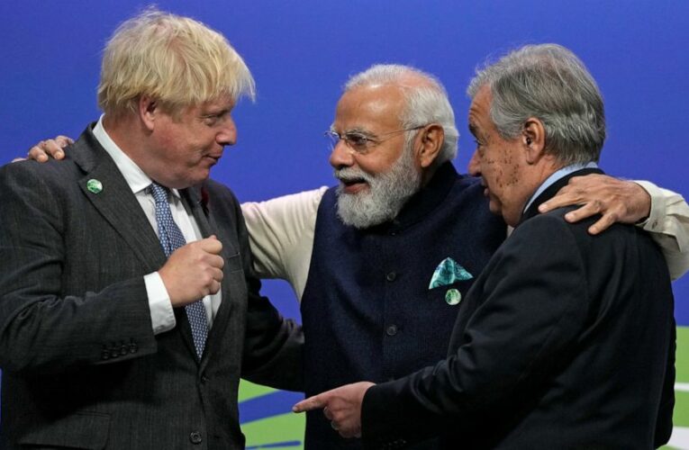 The Latest: UK says 100 nations back ending deforestation