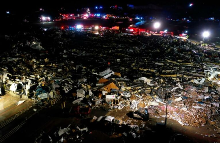 Video shows leveled factory at ‘ground zero’ for tornadoes