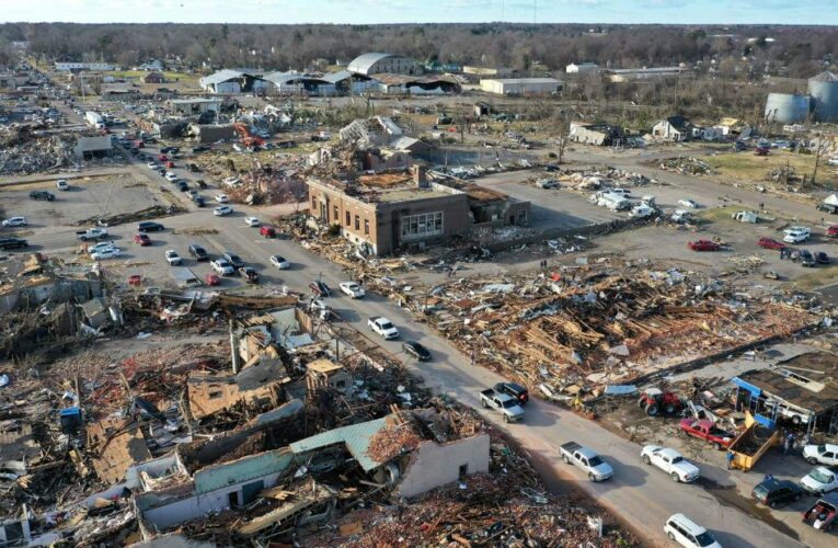 Over 100 feared dead after tornadoes tear through several states