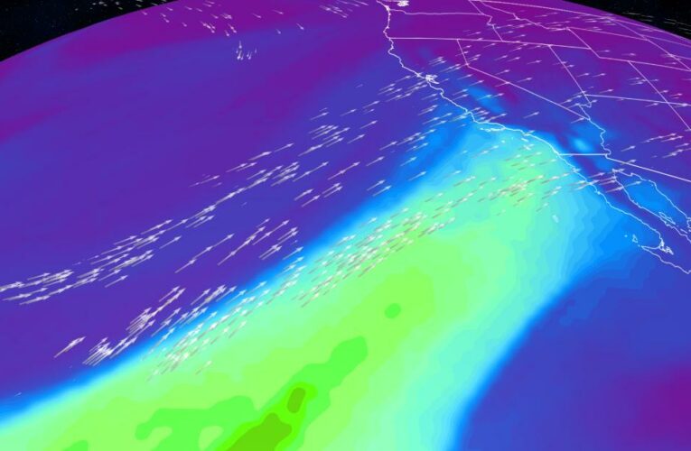 With an atmospheric river event forecast for the West Coast, here’s where to expect snow in the days ahead