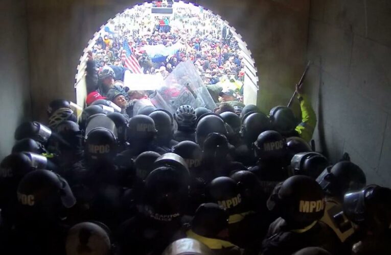 New video shows 3-hour battle in Capitol tunnel