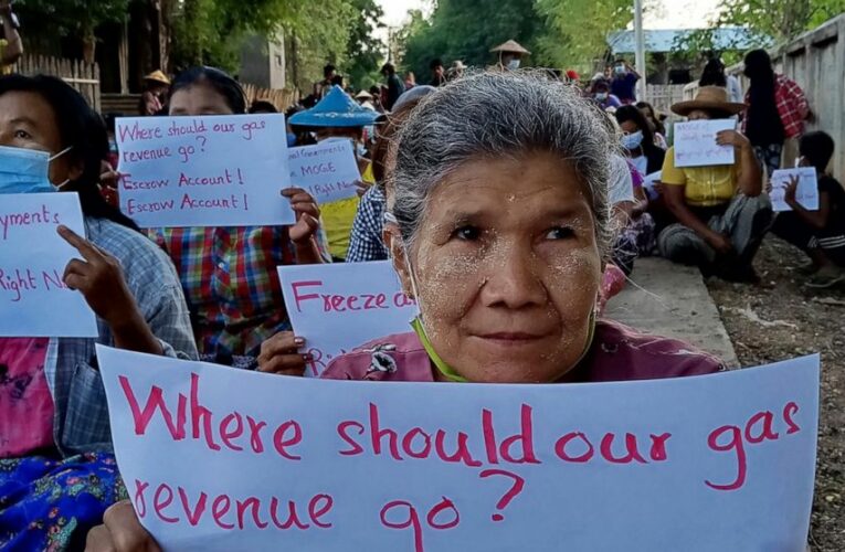 Amid military atrocities, Myanmar public urges gas sanctions