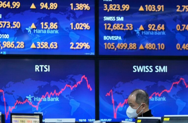 Asian shares track Wall St higher on upbeat US data