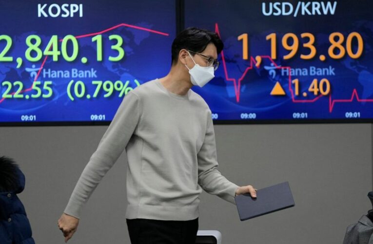 Stocks wobble, head for another weekly loss; Netflix plunges