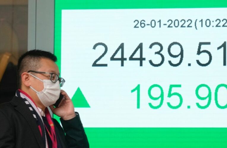 Asian shares mixed ahead of Fed policy statements
