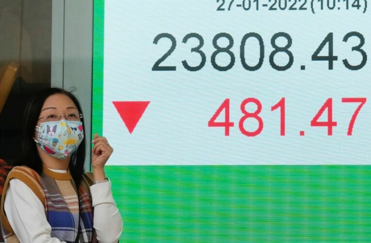 Stocks wobble on Wall Street after several days of whiplash