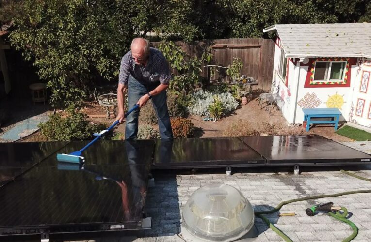 He rides his bike, has solar panels, and eats veggies. But this one decision makes his carbon footprint worse