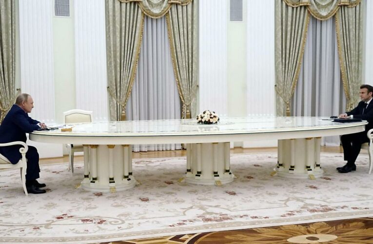 Opinion: Putin’s massive table is more than a massive table