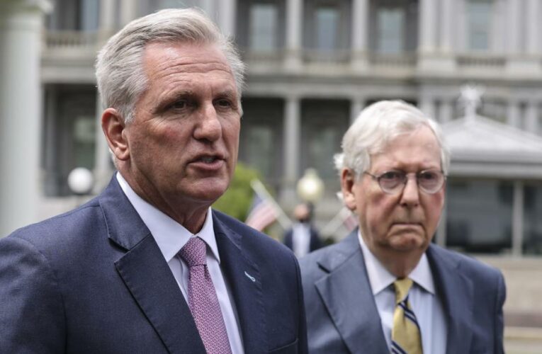 The GOP leaders are at odds over a resolution that censured Liz Cheney and Adam Kinzinger for serving on the House select committee investigating January 6