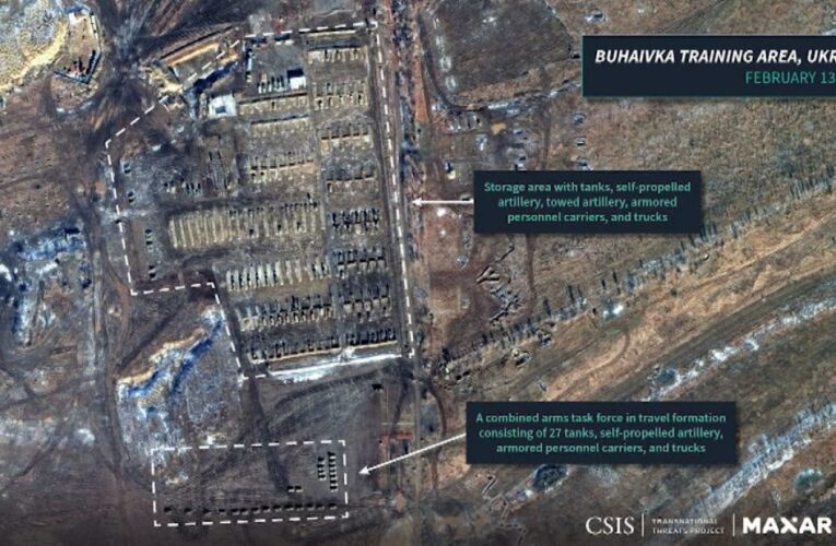 Exclusive satellite images show Russia military buildup