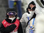 Five female Olympic ski jumpers are disqualified for suits that are ‘too baggy’ in chaotic final
