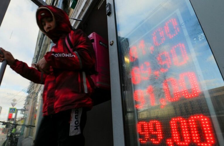 Ruble sinks 26% after SWIFT sanctions against Russian banks