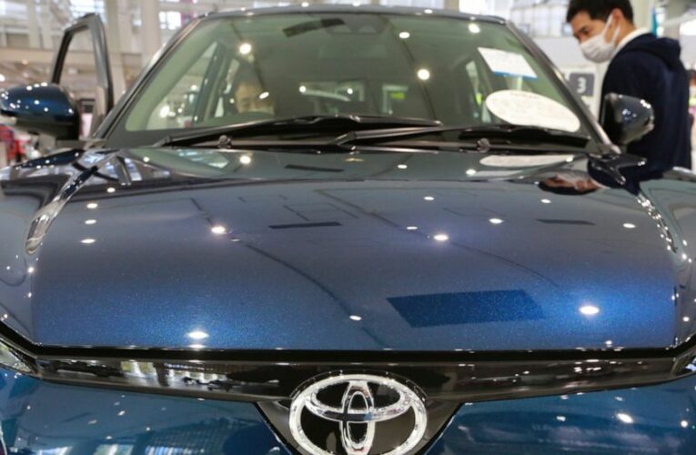 Toyota’s quarterly auto sales sag on computer chips crunch