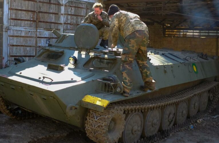Inside the Kyiv junkyard that recycles Russian weapons for Ukrainian forces