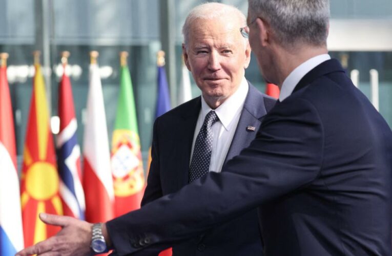 US officials warn Russia’s invasion is entering an uncertain but bloody stretch one month in, as NATO leaders gather