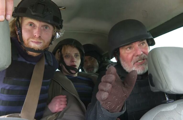 Watch CNN crew escape area under Russian assault