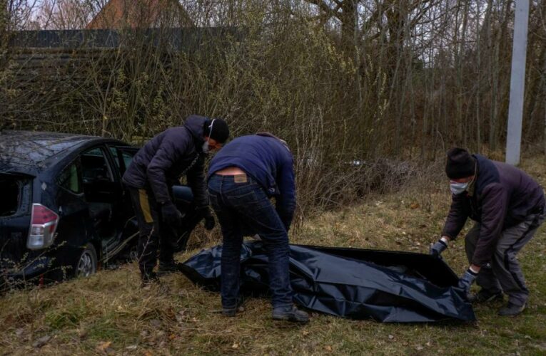 ‘We’re not finding soldiers, just innocent people’: Horrors of Russian occupation revealed in Borodianka