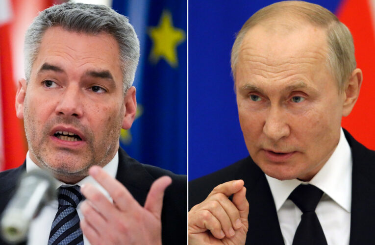 Karl Nehammer described Putin as being ‘very tough’ and ‘clear’ in his messages during their face-to-face meeting in Moscow