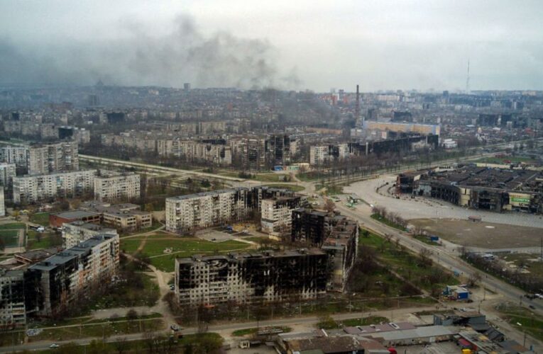 Officials in Mariupol dismiss Russia’s demand for Ukrainian forces to lay down their weapons in the southeastern city as a brutal assault rages on